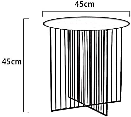 Telephone Table, Nordic Simplicity Sofa Side Table Round Metal Coffee Table T...