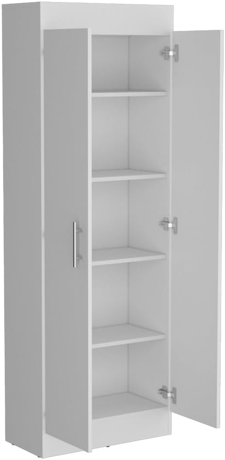 23.6" D*11.9" W*66.8" H Freestanding Kitchen Pantry with 4 She...