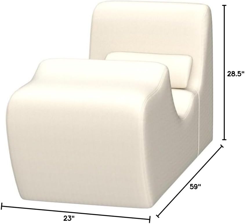 Zinus Lotus Zero Gravity Chaise Lounger, Foam Recliner for Living Room, Ergon...