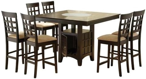 Coaster Home Furnishings - Gabriel - 7-Piece Counter Height Dining Set - Squa...