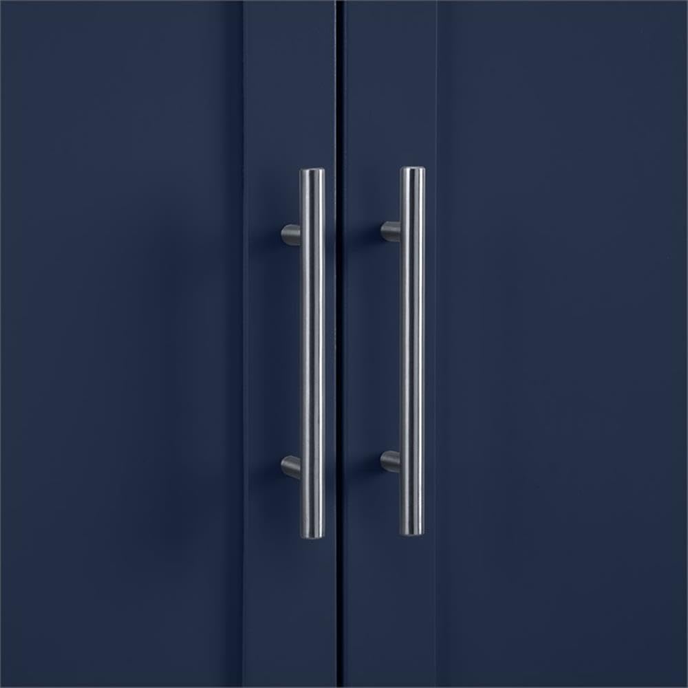MAKLAINE Modern Traditional MDF Wood Kitchen Storage Pantry, 67" H x 28&...