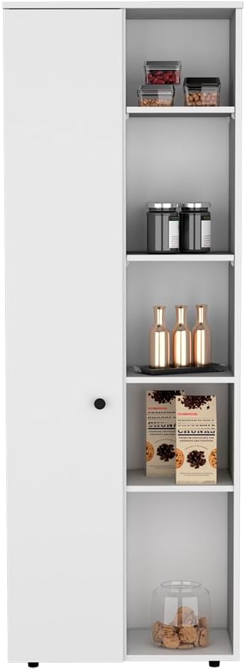23.6" D*11.8" W*66.9" H Freestanding Storage Cabinet with 8 Sh...