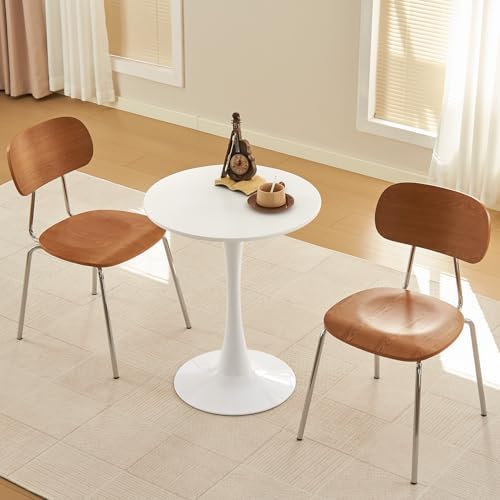 Round Dining Table, 24" Tulip Table (White)