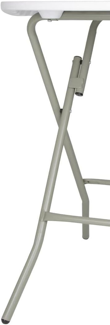 Bolero Foldaway Round Table 735X600mm Restaurant Bar CafпїЅ Commercial Dining | Supplied fully assembled for instant use, with a weather-resistant top and rust-resistant steel frame.