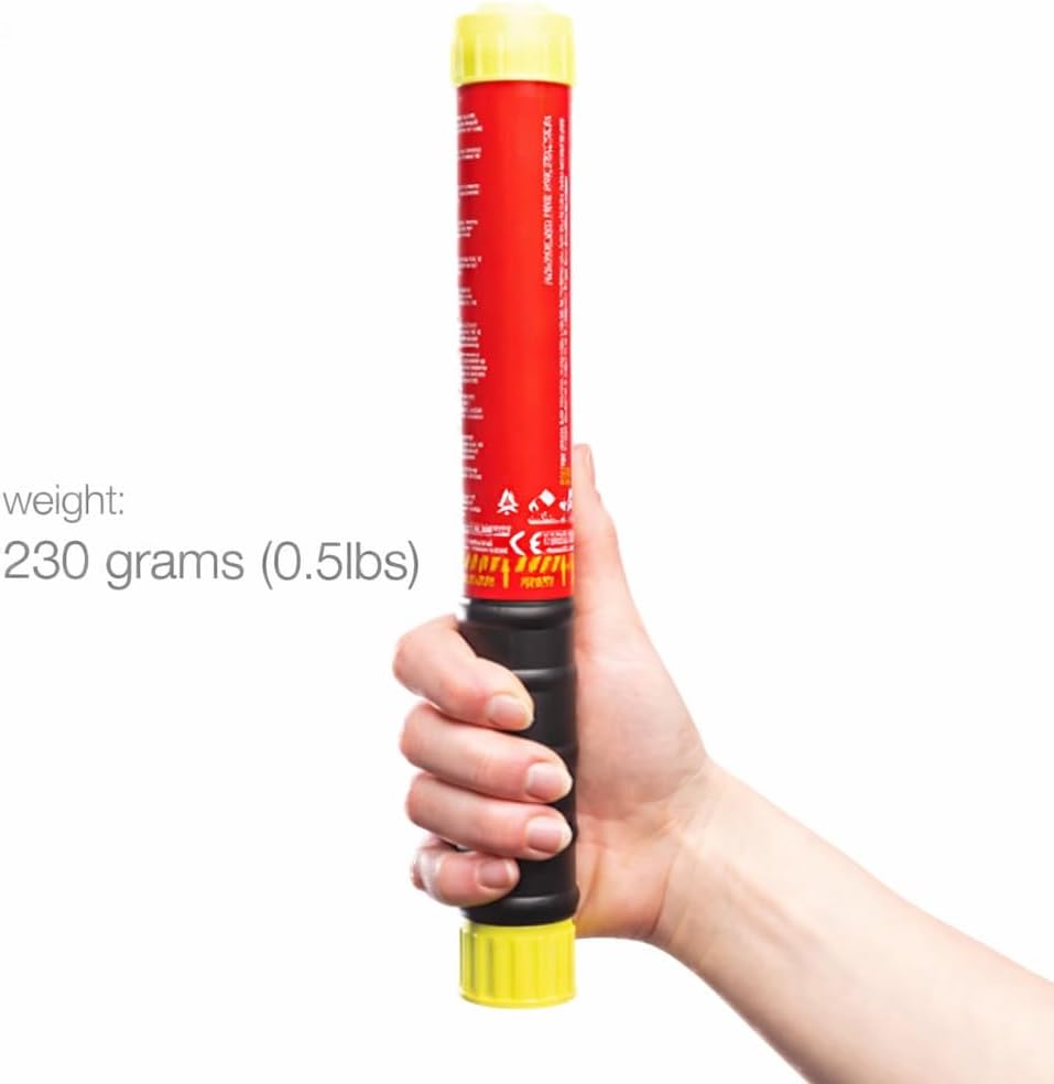 50-Second Compact Fire Safety Stick – Portable, Mess-Free, Maintenance-Free |...