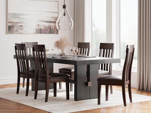 Signature Design by Ashley Haddigan Dining Chair, Set of 2, Dark Brown