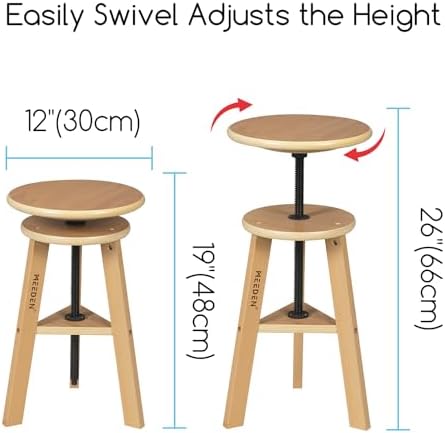 MEEDEN Wood Drafting Table & Stool: 35.5" x 23.5" Art Desk and ...