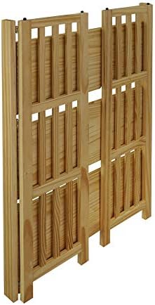 Casual Home Soho Manhattan 4-Shelf Folding Bookcase 26"" Wide - Nat...