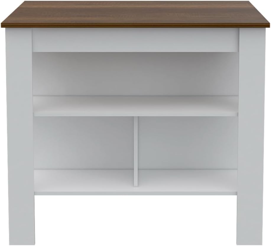 9-Shelf 2-Door Kitchen Set with Island and Pantry Cabinet | Includes 9 shelve...