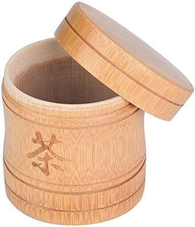 Tea Canister with Lid, Storage Container for Loose Leaf Tea Coffee Beans, Kitchen Organizer for Pantry Countertop