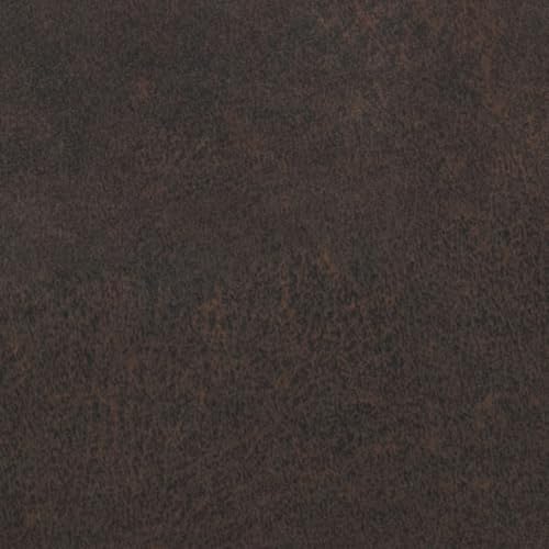 SIMPLIHOME Milltown 27" Wide Vegan Leather Ottoman in Distressed Brown |...