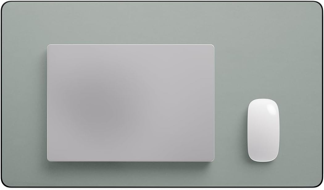 Jotsome Leather Desk Pad Mat, Non-Slip Desk Blotter Pad - Desk Protector for Office, Home, Laptop, and Desktop, Gift for The Holidays or Christmas (Sage, 24" x 14")