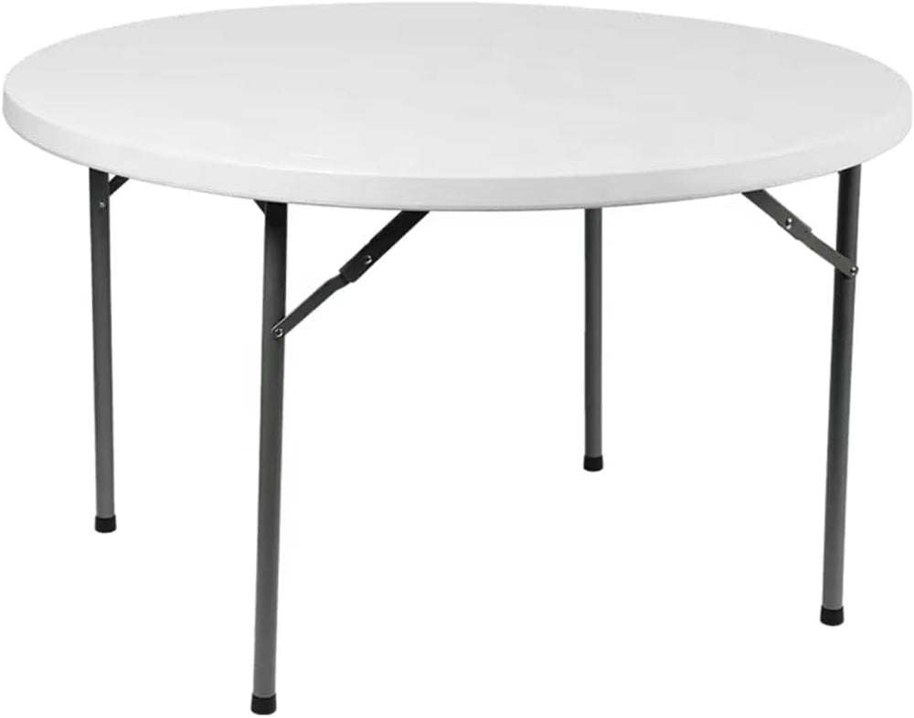 (10 Pack) 72 Inch Round Folding Table – Durable Plastic, Commercial Strength ...