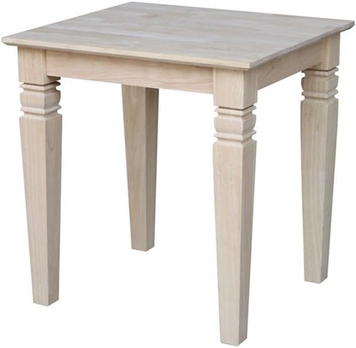 IC INTERNATIONAL CONCEPTS Java End Table Unfinished