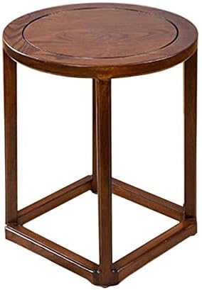 Telephone Table, Solid Wood Side Table,Sofa Table,Living Room Moving Round Ta...