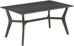 Mid-Century Modern 6-Piece Dining Set with Table, Chairs & Bench