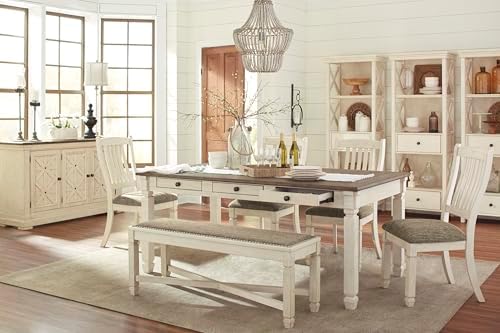 Signature Design by Ashley Bolanburg 6-Person Farmhouse Dining Table