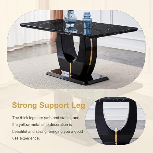 Dining Table Set for 6, Kitchen Table Chairs Set of 6, Modern Dining Room Set...