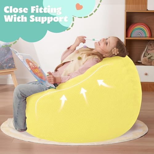HABUTWAY 2FT Bean Bag Chair,Giant Bean Bag Chairs for Teens Adults,Big Bean B...