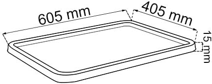 Keeeper Lid for Robusto Box and Basket, Graphite