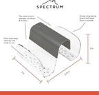 Spectrum Diversified Cora Sink Saddle, Gray/Clear, 1 EA