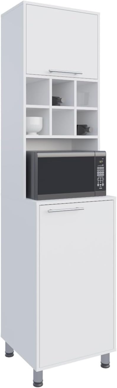 Kitchen Pantry, 2 Doors, 4 Legs, 8 Shelves ﻿,for Kitchen