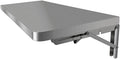 304 Stainless Steel Folding Wall Shelf Wall Mount Kitchen Storage Shelves Rounded Corners Food-Grade Folding Table Thickened Bracket for Laundry Room Garage Restaurant.(50x30cm/19.7x13.8in)