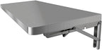 304 Stainless Steel Folding Wall Shelf Wall Mount Kitchen Storage Shelves Rounded Corners Food-Grade Folding Table Thickened Bracket for Laundry Room Garage Restaurant.(80x30cm/31.5x11.8in)