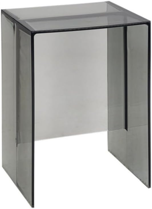 Modern Transparent ABS Side Table, Creative Night Stand for Small Spaces, Sim...