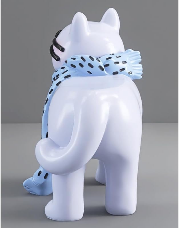AETVRNI Adorable Cat-Shaped Side Table, 21" Lx13 Wx20 H,Animal-Shaped Re...