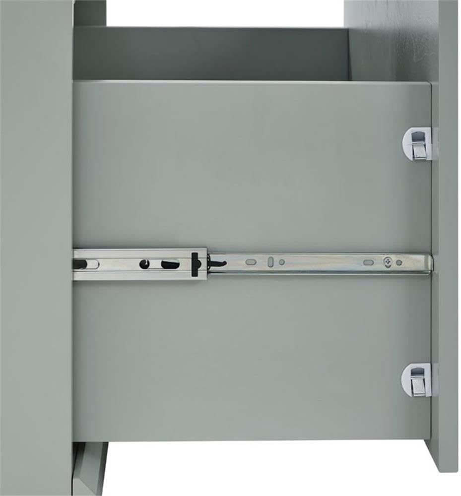 MAKLAINE Modern Contemporary Pantry Closet, 74" H x 22" W x 12.5&qu...