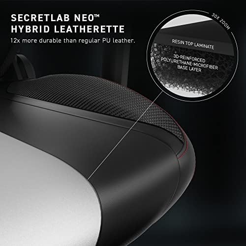Secretlab Titan Evo Black Gaming Chair - Reclining, Ergonomic & Heavy Duty Computer Chair with 4D Armrests, Magnetic Head Pillow & Lumbar Support - Big and Tall Up to 395 lbs - Black - Leatherette