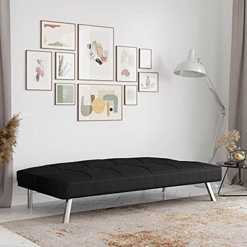 Serta® Rane Futon Sofa Bed 66.1", 3-in-1 Convertible Couch Sleeper for S...