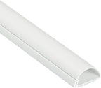D-Line Cable Raceway On-Wall Cord Cover | 1D3015W | Surface Mount Electrical Channel to Hide and Conceal Cords, Cables, and Wires | White, Paintable