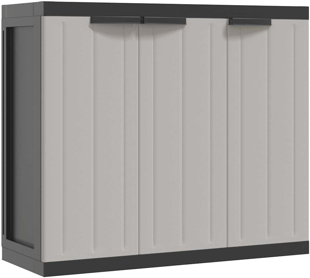 Locking Outdoor Storage Cabinet with Shelves Adjustable Shelf Modern Outdoor ...