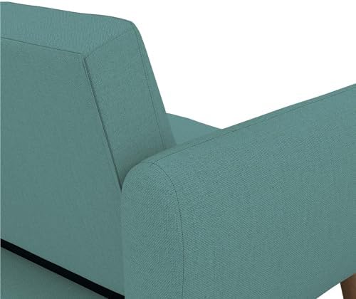 Novogratz Brittany 82 Inch Futon Sofa Bed in Faux Leather, Upholstered Couch ...