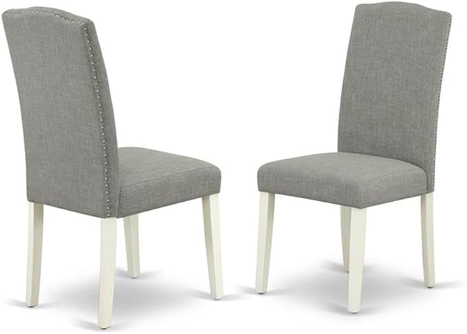 East West Furniture X077EN206-6 6 Piece Dining Table Set Contains a Rectangle...