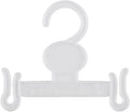 Clear Plastic Sandal Hangers 4 ¾"W x 4" H, 100 Pack - Shoe Hanger for Flip Flop Organizer and Flip Flop Storage