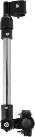 Stainless Steel Umbrella Stand, Adjustable Telescopic Umbrella Holder with 360 Degree Rotation for Bicycle Baby Stroller MBC Pram Handlebar