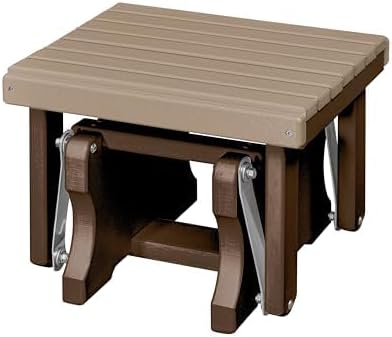 American Furniture Classics Gliding Ottoman in Weatherwood/Tudor Made in the USA