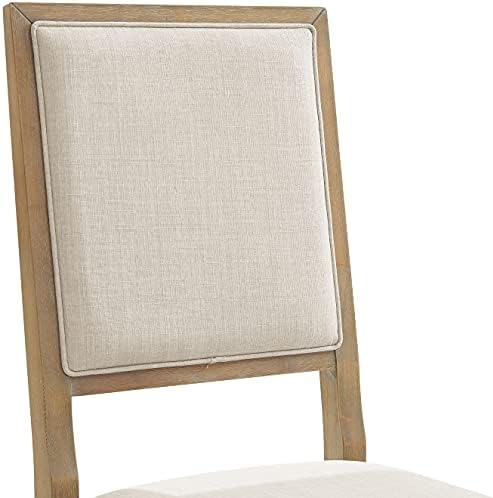 Crosley Furniture Joanna 7-Piece Dining Set, Upholstered Chairs
