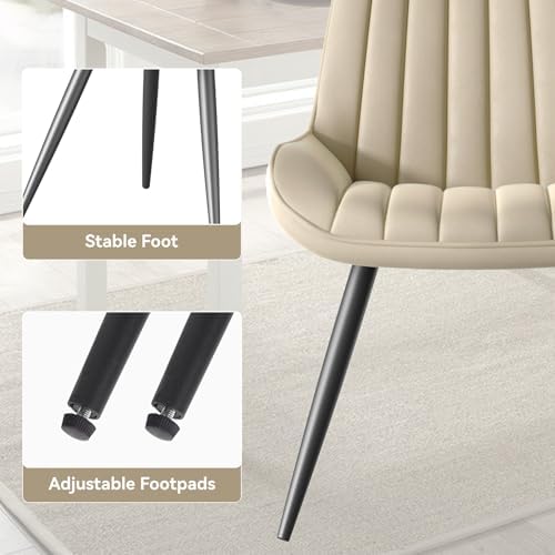 Nebuaegis Modern Dining Chairs Set of 8,Upholstered Dining Room Chairs with T...