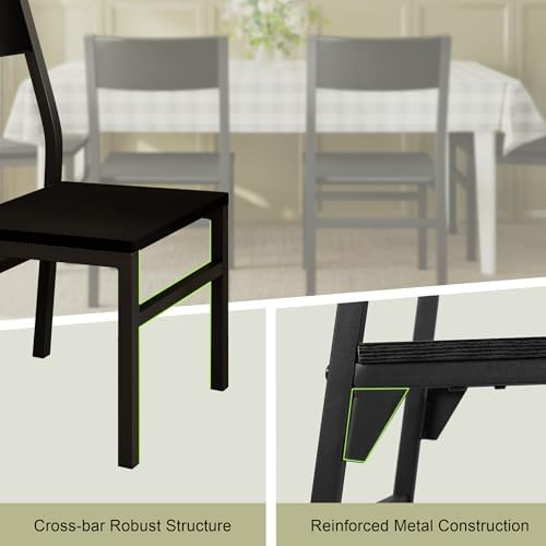 Feonase Dining Chairs Set of 6, Modern Kitchen Chairs with Ergonomic Backrest...