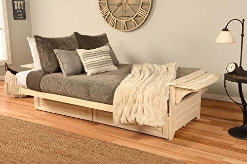 Kodiak Furniture Futon Set, Full, White