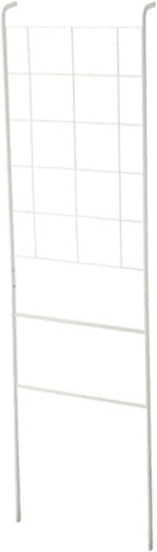 Home Leaning Ladder Rack Blanket Holder Tie Storage Home Decoration Wall Leaning Decorative Ladder for Bedroom Toilet Kitchen, White