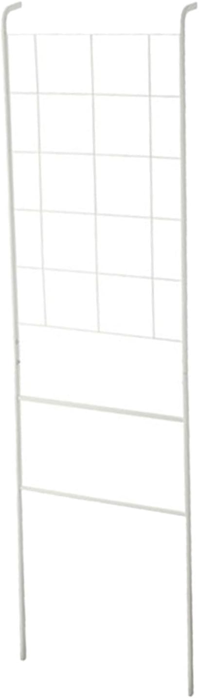 Home Leaning Ladder Rack Blanket Holder Tie Storage Home Decoration Wall Leaning Decorative Ladder for Bedroom Toilet Kitchen, White