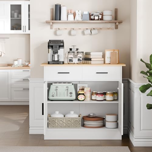 Buffet Cabinet with Storage - Buffets & Sideboards Kitchen Storage Cabine...
