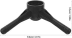 Portable Umbrella Stand Base with Black Tripod Support, Stable Sunshade Holder for Outdoor Use and Travel
