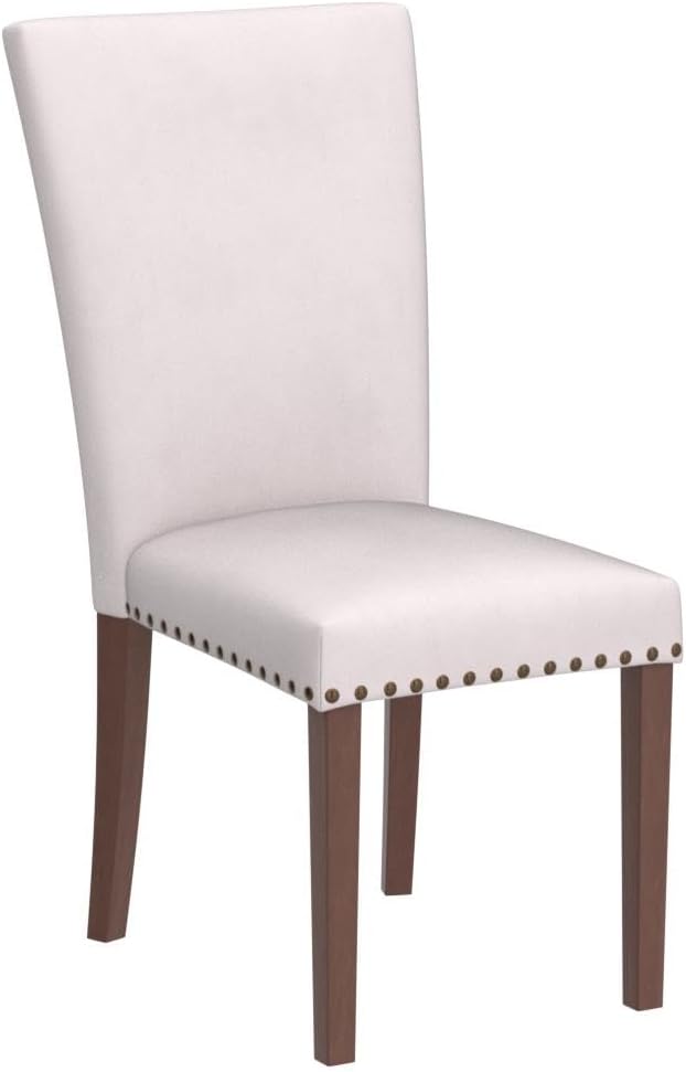 COLAMY Upholstered Parsons Dining Chairs Set of 4, Fabric Dining Room Kitchen...