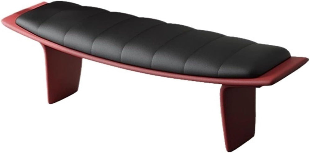 Modern Metal Living Room Shoe Changing Stool Bedroom Leather Upholstered Bed ...